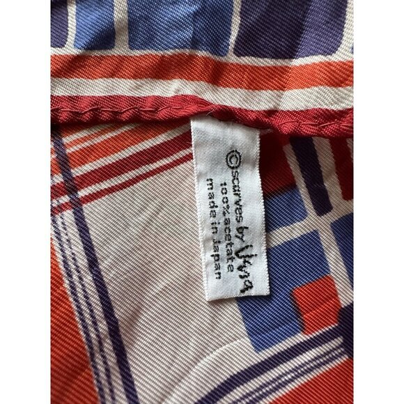 Vintage 1960s Vera Neumann Geometric Handkerchief Scarf - Picture 4 of 5